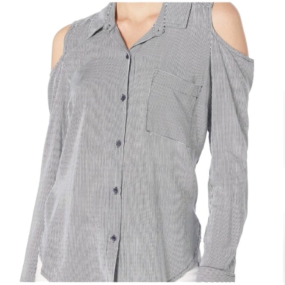 SPLENDID Cold Shoulder Blouse Size XS
